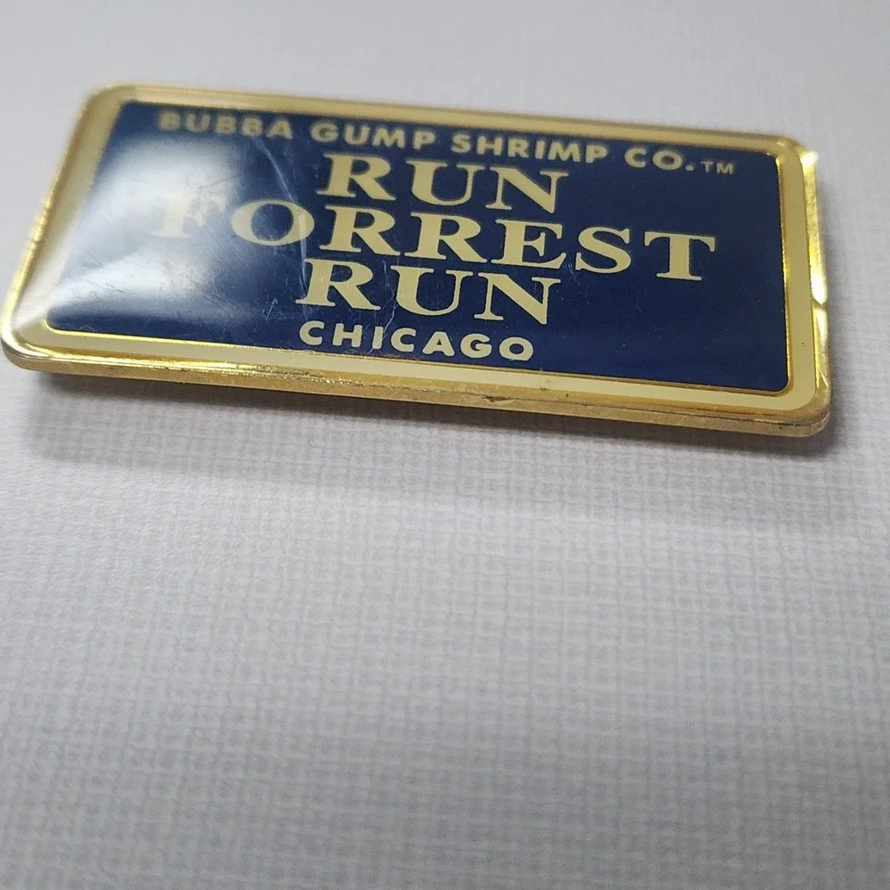 Vtg 1998 Bubba Gump Shrimp Company Restaurant Chicago, IL Souvenir Fridge Magnet